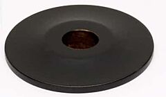 Alno Rope Series 3/4" (19mm) Diameter Cabinet Knob Backplate 1/8" (3mm) Projection in Bronze Finish