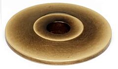Alno Rope Series 3/4" (19mm) Diameter Cabinet Knob Backplate 1/8" (3mm) Projection, in Polished Antique Finish