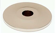 Alno Rope Series 3/4" (19mm) Diameter Cabinet Knob Backplate 1/8" (3mm) Projection, in Polished Nickel Finish