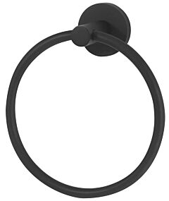 Alno Contemporary Series 6" (152mm) Diameter Towel Ring 2-3/8" (60mm) Projection Wall Mounted 2" (51mm) Brass Base Diameter in Bronze Finish