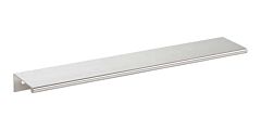 Atlas Homewares Tab Edge Pull Modern Style 8-7/8 Inch (224 mm ) Center to Center, Overall Length 9.6" Brushed Nickel, Cabinet Hardware Pull / Handle