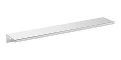Atlas Homewares Tab Edge Pull Modern Style 8-7/8 Inch (224 mm ) Center to Center, Overall Length 9.6" Polished Chrome, Cabinet Hardware Pull / Handle