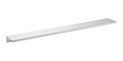 Atlas Homewares Tab Edge Pull Modern Style 12-5/8 Inch (320 mm ) Center to Center, Overall Length 13.4" Polished Chrome, Cabinet Hardware Pull / Handle