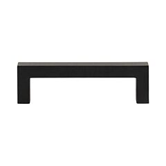 Atlas IT Contemporary Style 4-1/4" (108mm) Center to Center Matte Black, Cabinet Hardware Pull/Handle