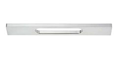 Atlas Homewares Level Pull Contemporary Style 6-1/4 Inch (160mm ) Center to Center, Overall Length 8.5" Matte Chrome, Cabinet Hardware Pull / Handle