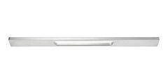 Atlas Homewares Level Pull Contemporary Style 12-5/8 Inch (320 mm ) Center to Center, Overall Length 14.375" Matte Chrome, Cabinet Hardware Pull / Handle