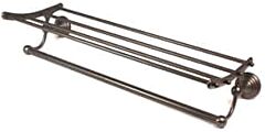 Alno Embassy 24" Center to Center, 26 3/8 Inch Overall Length Towel Rack, Chocolate Bronze