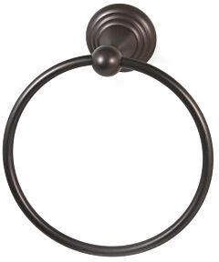 Alno Embassy 7 Inch Wall Mounted Towel Ring, Chocolate Bronze