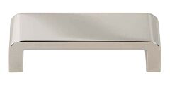 Atlas Homewares Platform Pull Contemporary Style 3-3/4 Inch (96 mm ) Center to Center, Overall Length 4.19" Polished Nickel, Cabinet Hardware Pull / Handle
