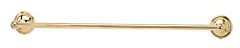 Alno Yale 24 Inch Center to Center Towel Bar, Polished Brass