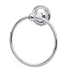 Alno Yale 6 Inch Diameter Towel Ring, Polished Chrome
