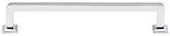 Alno Millennium 6 Inch Center to Center, 6 5/8 Inch Overall Length Polished Chrome Cabinet Hardware Pull / Handle