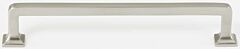 Alno Millennium 6 Inch Center to Center, 6 5/8 Inch Overall Length Satin Nickel Cabinet Hardware Pull / Handle