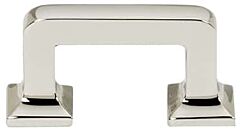 Alno Millenium 1 1/2 Inch Center to Center, 2 1/8 Inch Overall Length Polished Nickel Cabinet Hardware Pull / Handle