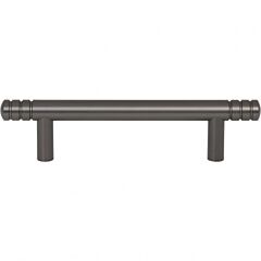 Atlas Homewares Griffith Collection 3-3/4" (96mm) Center to Center, Overall Length 5-5/16" (135mm), Slate Cabinet Hardware Pull / Handle