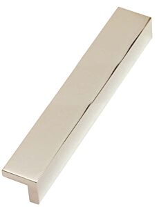 Alno Tab Pulls 8 Inch Center to Center, 8 1/2 Inch Overall Length Polished Nickel Cabinet Hardware Pull / Handle
