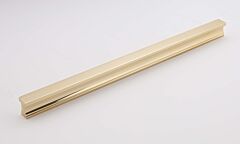 Alno Linear 12 Inch Center to Center, 12 1/2 Inch Overall Length Polished Brass Cabinet Hardware Pull / Handle