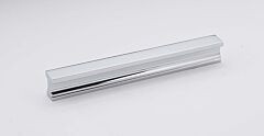 Alno Linear 6 Inch Center to Center, 6 1/2 Inch Overall Length Polished Chrome Cabinet Hardware Pull / Handle