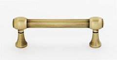 Alno Royale 3 Inch Center to Center, 3 3/4 Inch Overall Length Antique English Cabinet Hardware Pull / Handle