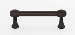 Alno Royale 3 Inch Center to Center, 3 3/4 Inch Overall Length Chocolate Bronze Cabinet Hardware Pull / Handle