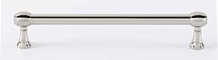 Alno Royale 6" (152mm) Center to Center, 6-3/4" (171.5mm) Overall Length Polished Nickel Cabinet Hardware Pull / Handle