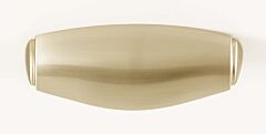 Alno Royale 3" (76mm) Center to Center, 3-3/4" (96mm) Overall Length Satin Brass Cabinet Cup Pull