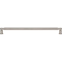 Atlas Homewares Everitt Collection 12" (305mm) Center to Center, Overall Length 12-7/16" (316mm) Brushed Nickel Pull/ Handle