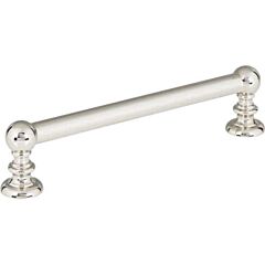 Atlas Homewares Victoria Pull Polished Nickel Traditional 5-1/16" (128mm) Center to Center, 5-7/8" (149mm) Length, Cabinet Pull / Handle