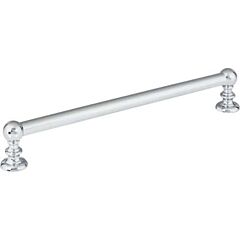 Atlas Homewares Victoria Pull Polished Chrome Traditional 7-9/16" (192mm) Center to Center, 8-3/8" (213mm) Length, Cabinet Pull / Handle
