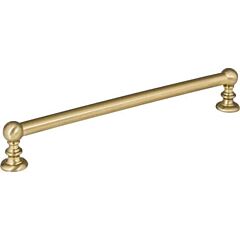 Atlas Homewares Victoria Pull Warm Brass Traditional 7-9/16" (192mm) Center to Center, 8-3/8" (213mm) Length, Cabinet Pull / Handle
