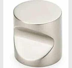 Alno Contemporary Series 3/4" (19mm) Diameter Cylindrical Knob 3/4" (19mm) Projection in Unlacquered Brass Finish