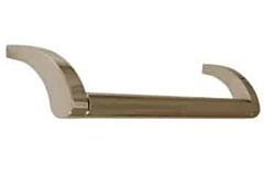 Alno Circa 12" (305mm) Center to Center, 12-3/4" (324mm) Overall Length Appliance / Cabinet Hardware Pull, Unlacquered Brass