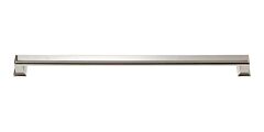 Atlas Homewares Sutton Place Appliance Pull  CC Transitional Style 18 Inch (457mm ) Center to Center, Overall Length 19.6" Polished Nickel, Cabinet Hardware Pull / Handle