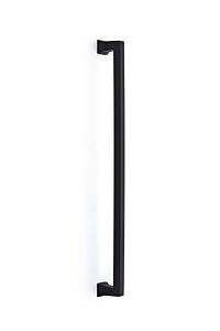Emtek Concealed Surface Alexander Flat Black 18" (457mm) Center to Center, Overall Length 19" (482.5mm) Cabinet Hardware Appliance Pull/ Handle