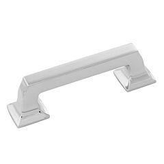 Studio II Polished Nickel 3 Inch (76mm) Center to Center, Overall Length 3-7/8 Inch, Belwith Keeler Cabinet Hardware Pull/Handle