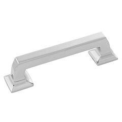 Studio II Polished Nickel 3-3/4 Inch (96mm) Center to Center, Overall Length 4-3/4 Inch, Belwith Keeler Cabinet Hardware Pull/Handle