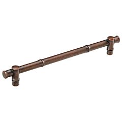 Junzi Dark Antique Copper 8-21/32 Inch (220mm) Center to Center, Overall Length 8-11/16 Inch, Belwith Keeler Cabinet Hardware Pull/Handle