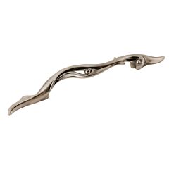Amaranta Antique Nickel 5-1/32 Inch (128mm) Center to Center, Overall Length 9 Inch, Belwith Keeler Cabinet Hardware Pull/Handle