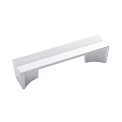 Avenue Chrome 3-3/4 Inch (96mm) Center to Center, Overall Length 4-1/4 Inch, Belwith Keeler Cabinet Hardware Pull/Handle