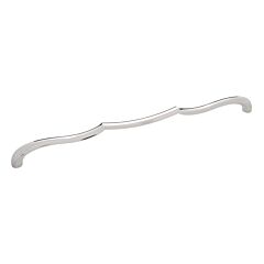 Trellis Polished Nickel 12 Inch (305mm) Center to Center, Overall Length 12-1/2 Inch, Belwith Keeler Cabinet Hardware Pull/Handle