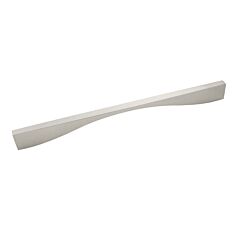 Channel Satin Nickel 12 Inch (305mm) Center to Center, Overall Length 12 9/16 Inch, Belwith Keeler Cabinet Hardware Pull/Handle