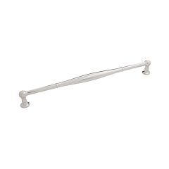 Fuller Polished Nickel 12 Inch (305mm) Center to Center, Overall Length 12-3/4 Inch Cabinet Hardware Pull/Handle