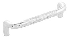 Verge Chrome 3-3/4 Inch (96mm) Center to Center, Overall Length 4-1/8 Inches, Belwith Keeler Cabinet Hardware Pull/Handle