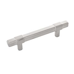 Monroe Satin Nickel 3-3/4 Inch (96mm) Center to Center, Overall Length 5-7/8 Inch, Belwith Keeler Cabinet Hardware Pull/Handle
