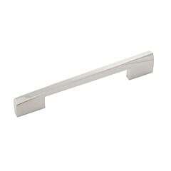 Flex Polished Nickel 6-5/16 Inch (160mm) Center to Center, Overall Length 7-13/16 Inch, Belwith Keeler Cabinet Hardware Pull/Handle