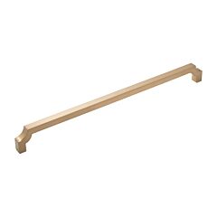 Monarch in Brushed Golden Brass 18" (457mm) Center to Center, Overall Length 18-11/16" (475mm) Appliance Pull/Handle