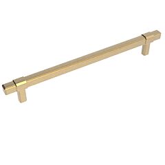 Monroe in Brushed Golden Brass 12 Inch (305mm) Center to Center, Overall Length 14-5/8 Inch Appliance Pull/Handle