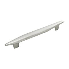Pebble Satin Nickel 12" (305mm) Center to Center, 16-13/16" Length, Belwith Keeler Appliance Pull / Handle