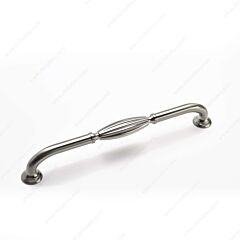 Traditional Style 12 inch (305mm) Center to Center, Overall Length 13-1/4 Inch Brushed Nickel Kitchen Cabinet Pull/Handle