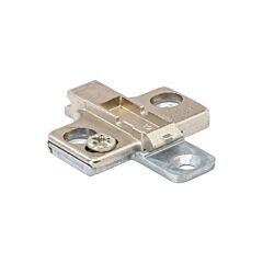 Blum 0mm Die Cast Frameless Clip Two-Piece Mounting Plate, System Screw Version (hardware)